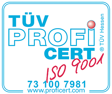 TÜV Profi Cert für das Management nach DIN EN ISO 9001:2015